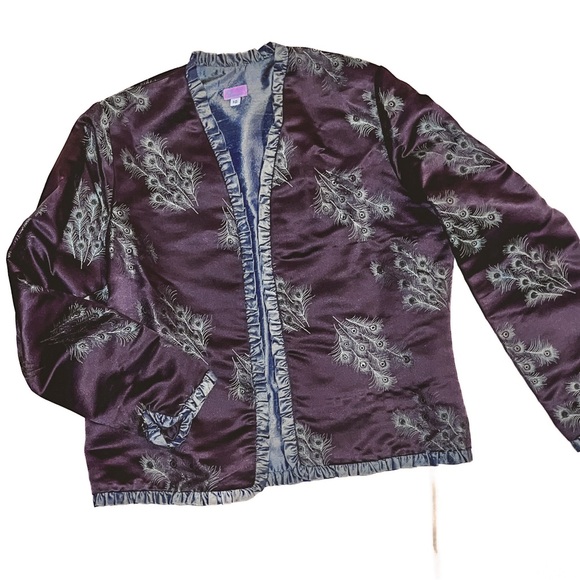 Vintage Molly b. luxury quilted Kimono Jacket - Picture 1 of 12